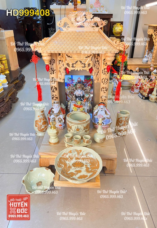 Bàn Thờ Thần Tài Combo HD999408