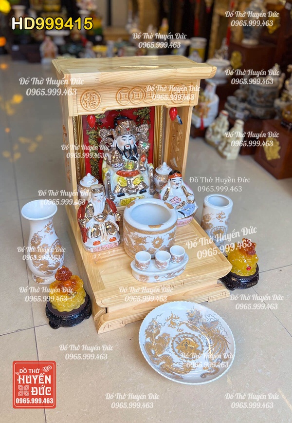 Bàn Thờ Thần Tài Combo HD999415