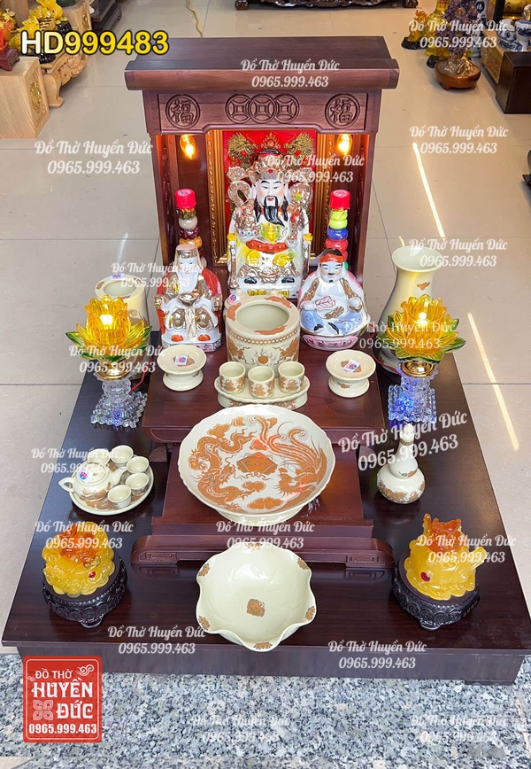 Bàn Thờ Thần Tài Combo HD999483