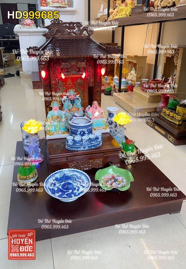 Bàn Thờ Thần Tài Combo HD999685