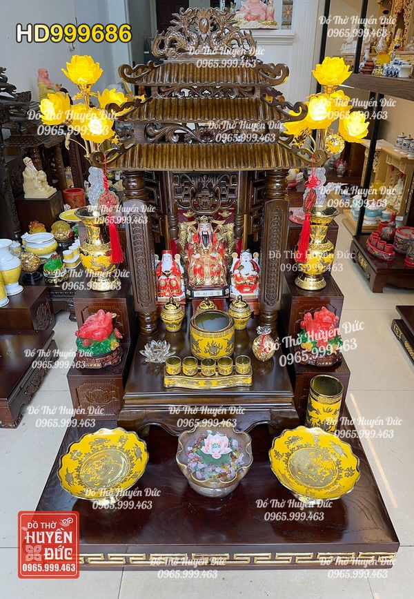 Bàn Thờ Thần Tài Combo HD999686