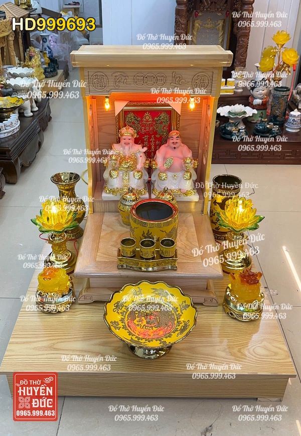 Bàn Thờ Thần Tài Combo HD999693