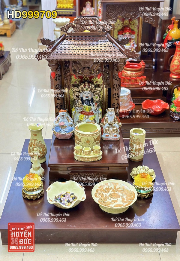 Bàn Thờ Thần Tài Combo HD999709