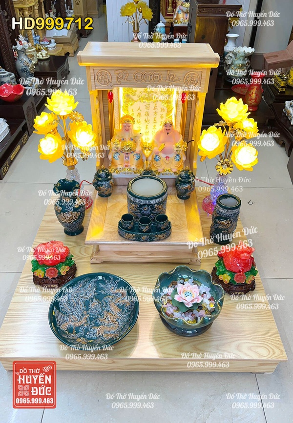 Bàn Thờ Thần Tài Combo HD999712