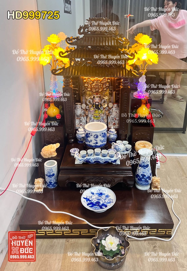 Bàn Thờ Thần Tài Combo HD999725