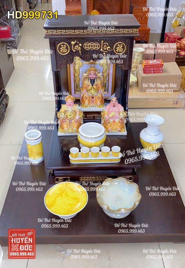 Bàn Thờ Thần Tài Combo HD999731