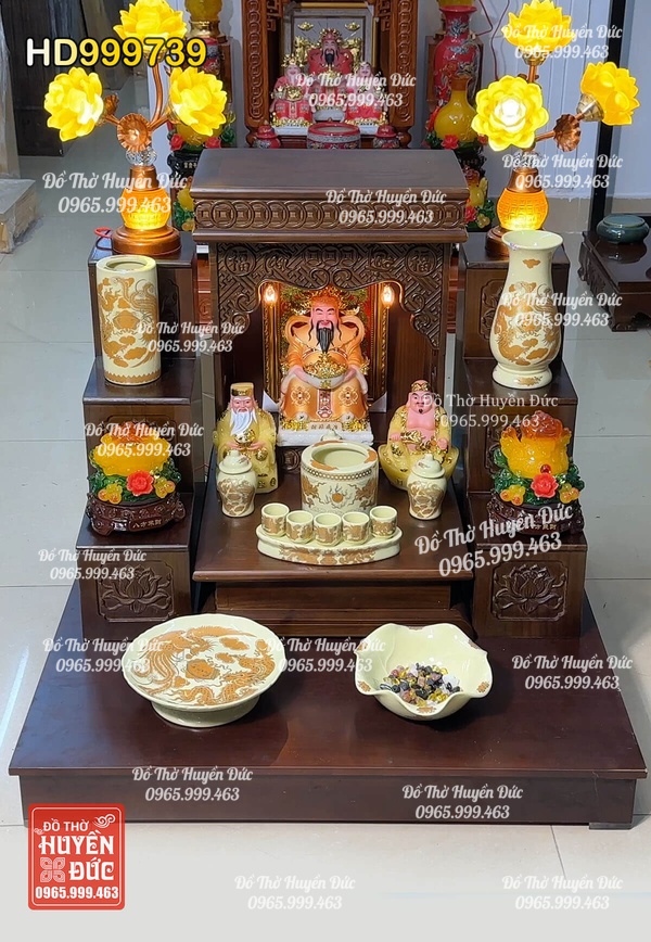 Bàn Thờ Thần Tài Combo HD999739