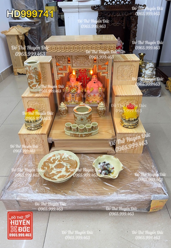 Bàn Thờ Thần Tài Combo HD999741