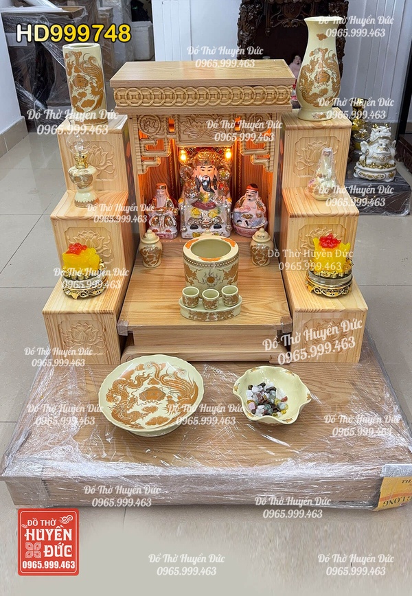 Bàn Thờ Thần Tài Combo HD999748