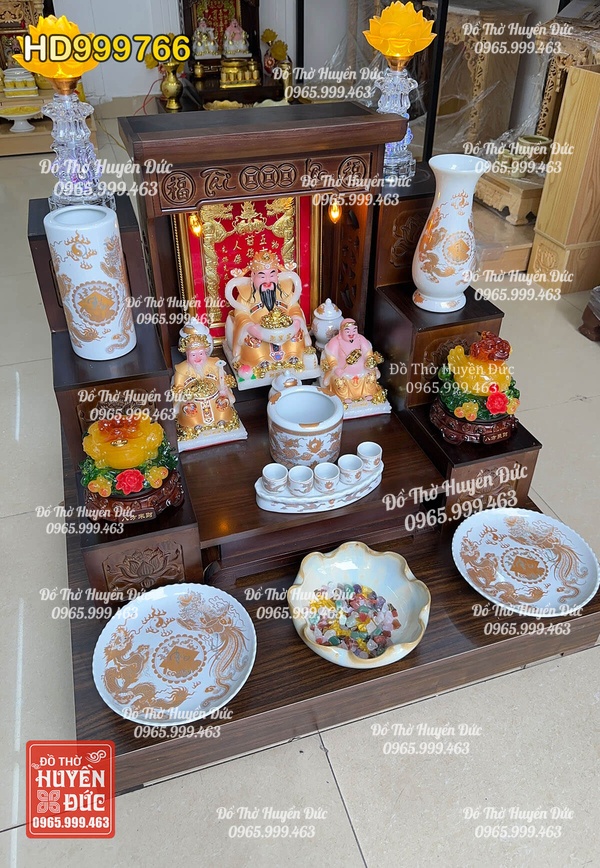 Bàn Thờ Thần Tài Combo HD999766