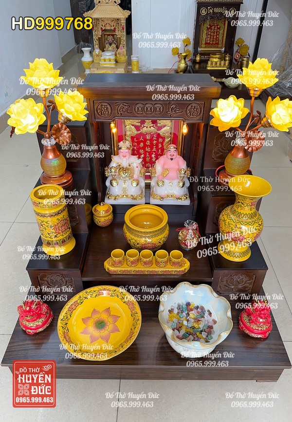 Bàn Thờ Thần Tài Combo HD999768