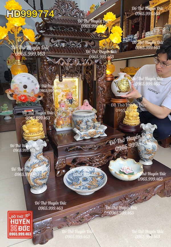 Bàn Thờ Thần Tài Combo HD999774