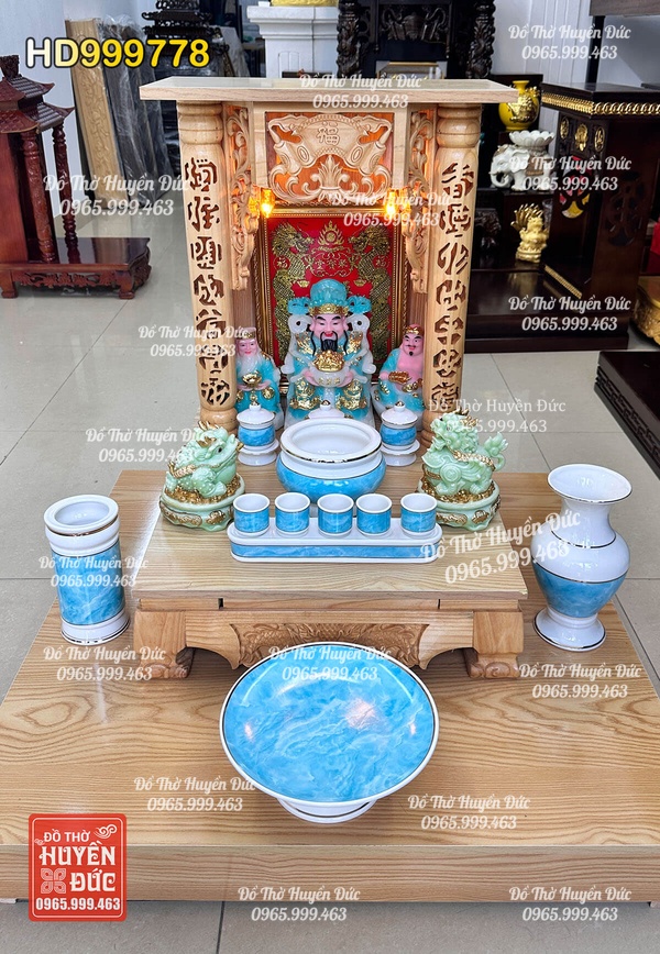 Bàn Thờ Thần Tài Combo HD999782
