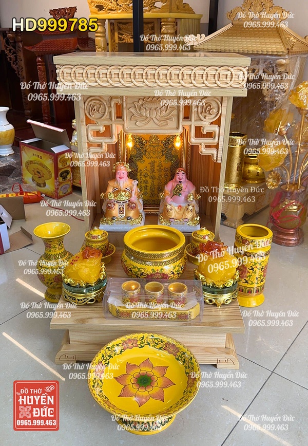 Bàn Thờ Thần Tài Combo HD999785