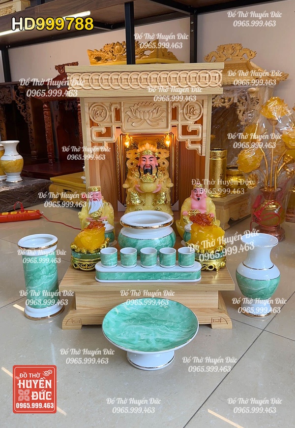 Bàn Thờ Thần Tài Combo HD999788