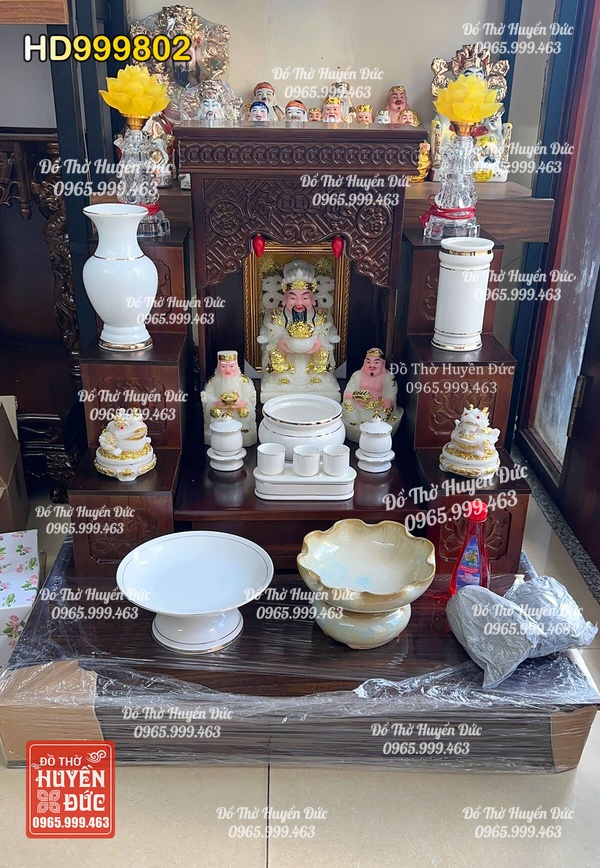 Bàn Thờ Thần Tài Combo HD999802