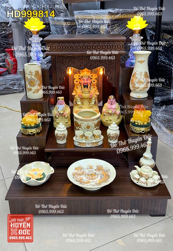 Bàn Thờ Thần Tài Combo HD999814