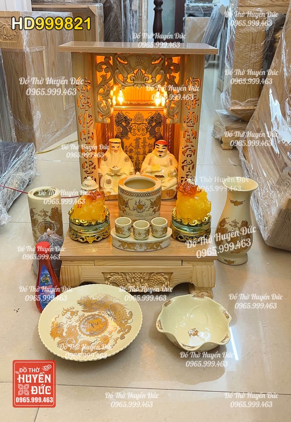 Bàn Thờ Thần Tài Combo HD999821