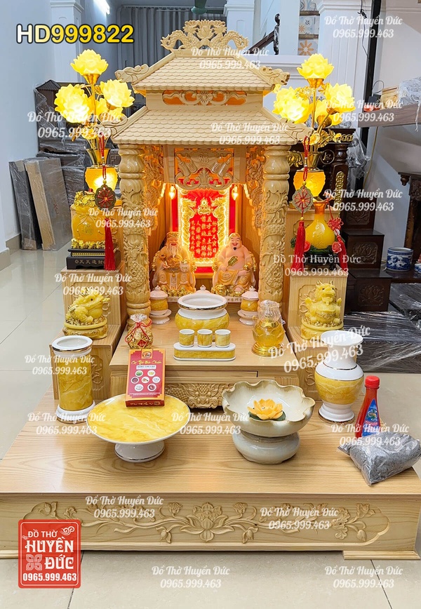 Bàn Thờ Thần Tài Combo HD999822