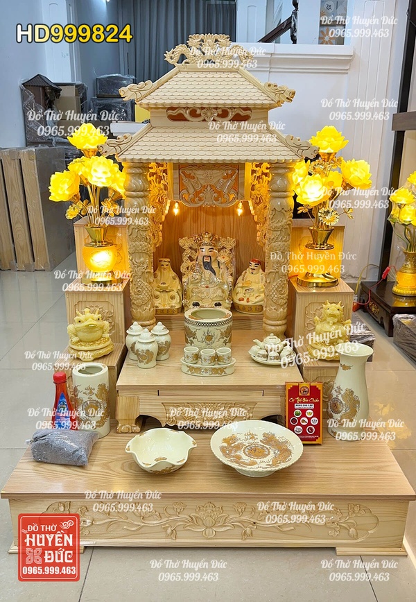 Bàn Thờ Thần Tài Combo HD999824