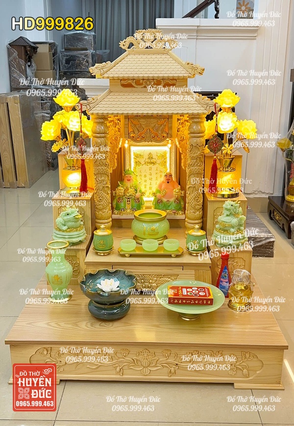 Bàn Thờ Thần Tài Combo HD999826