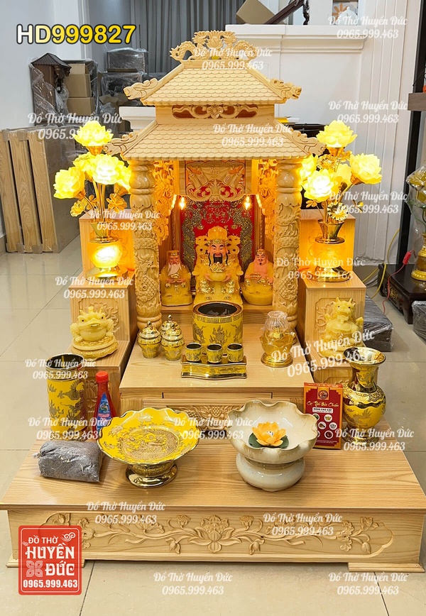 Bàn Thờ Thần Tài Combo HD999827