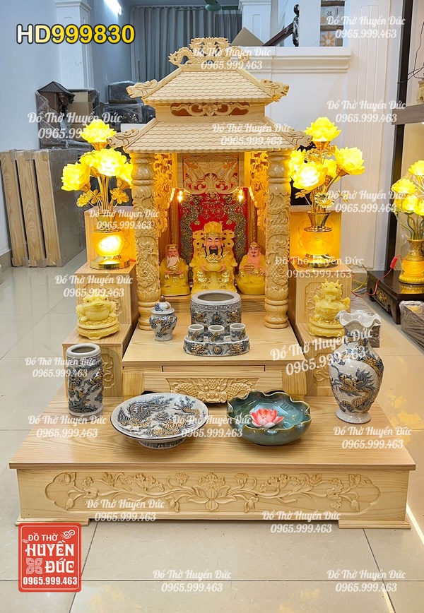 Bàn Thờ Thần Tài Combo HD999830
