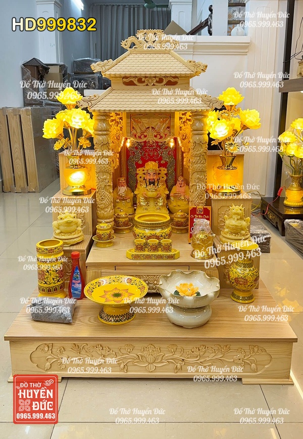 Bàn Thờ Thần Tài Combo HD999832