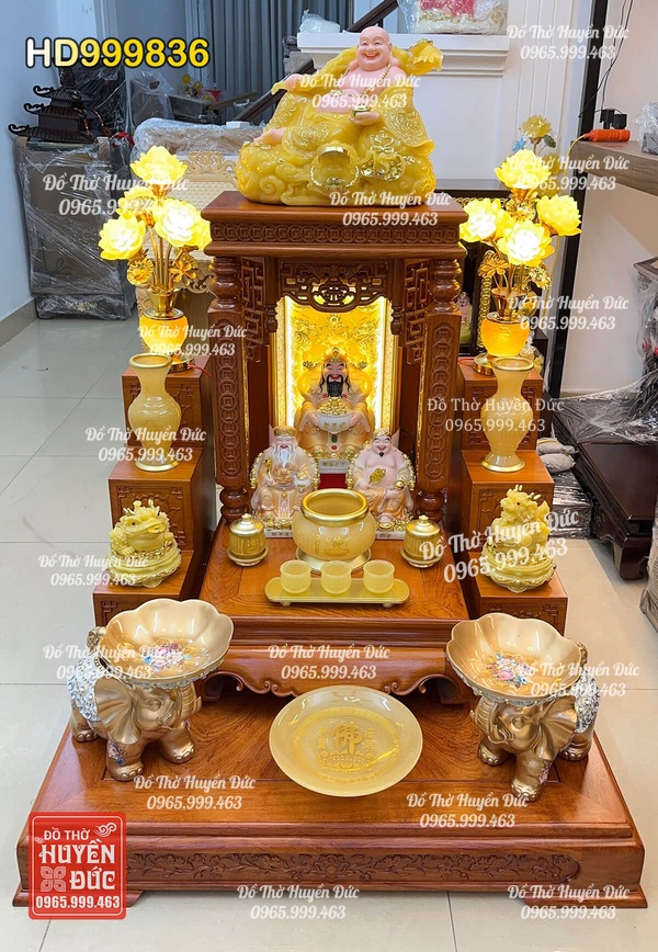 Bàn Thờ Thần Tài Combo HD999836