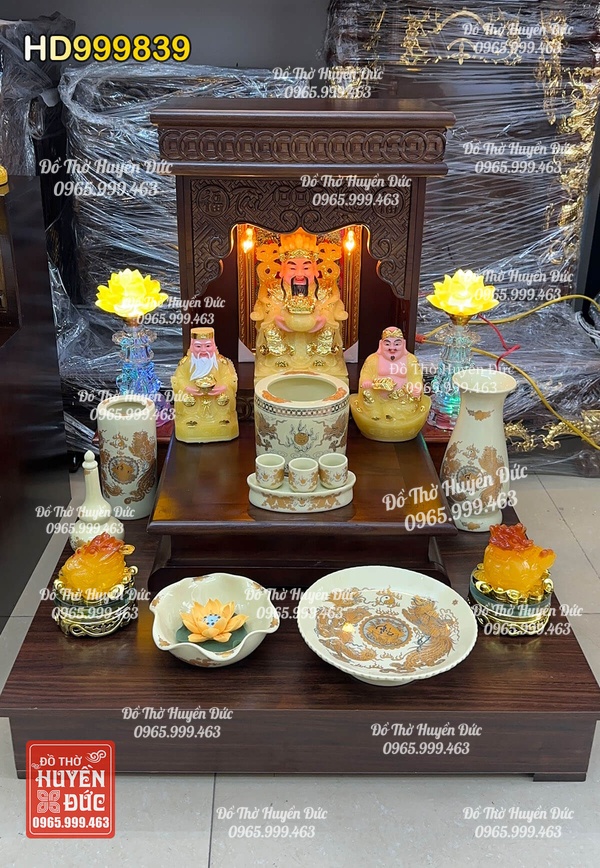 Bàn Thờ Thần Tài Combo HD999839