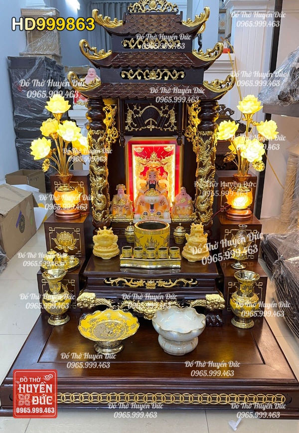 Bàn Thờ Thần Tài Combo HD999863