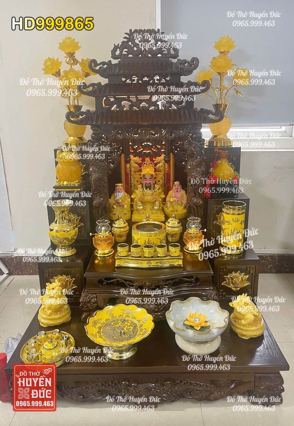 Bàn Thờ Thần Tài Combo HD999865
